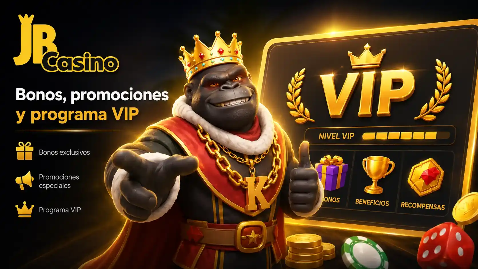 Bonos, promociones y programa VIP