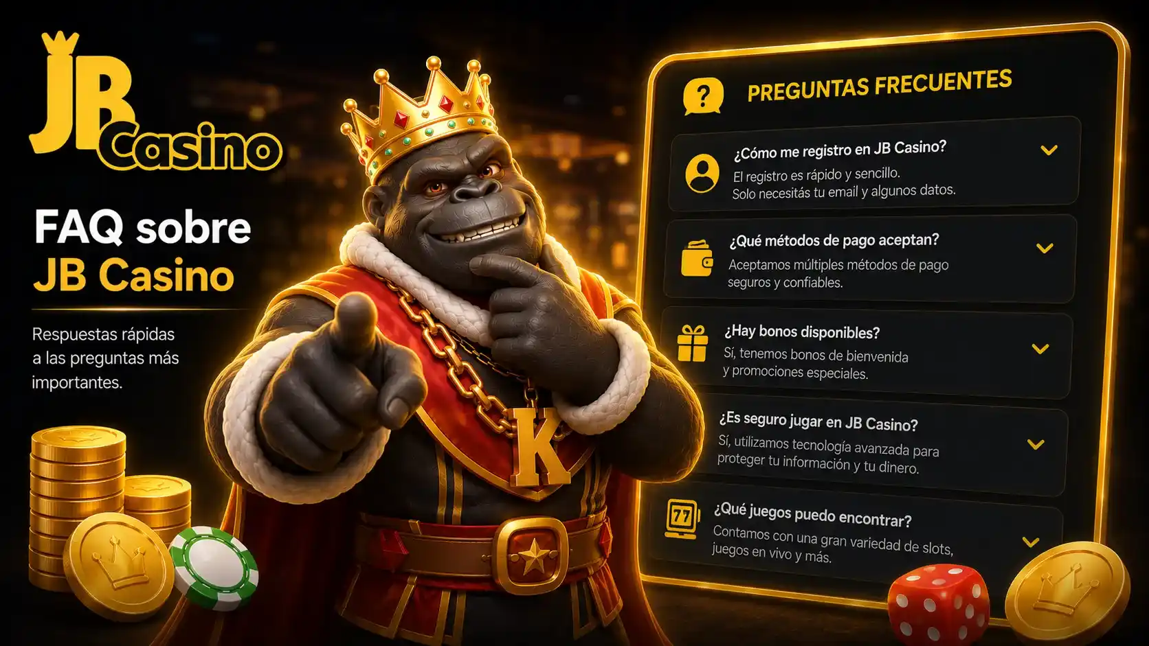 FAQ sobre JB Casino